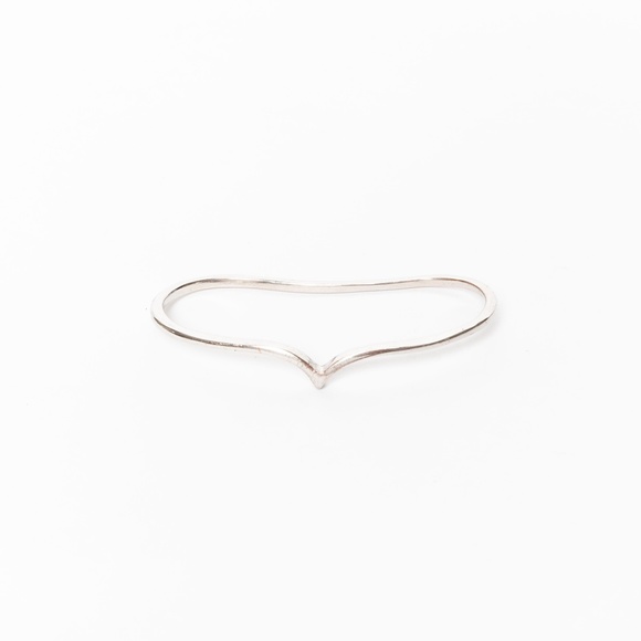 Silver Hand Wrap V Bracelet - Picture 7 of 12
